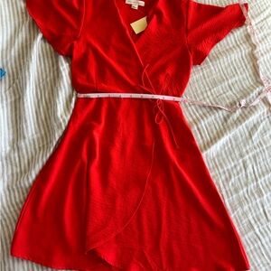 Monteau Vibrant Red Dress